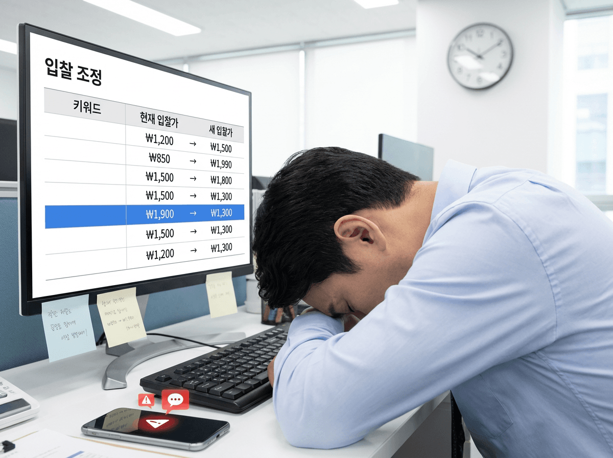 반복되는 수동 입찰 관리